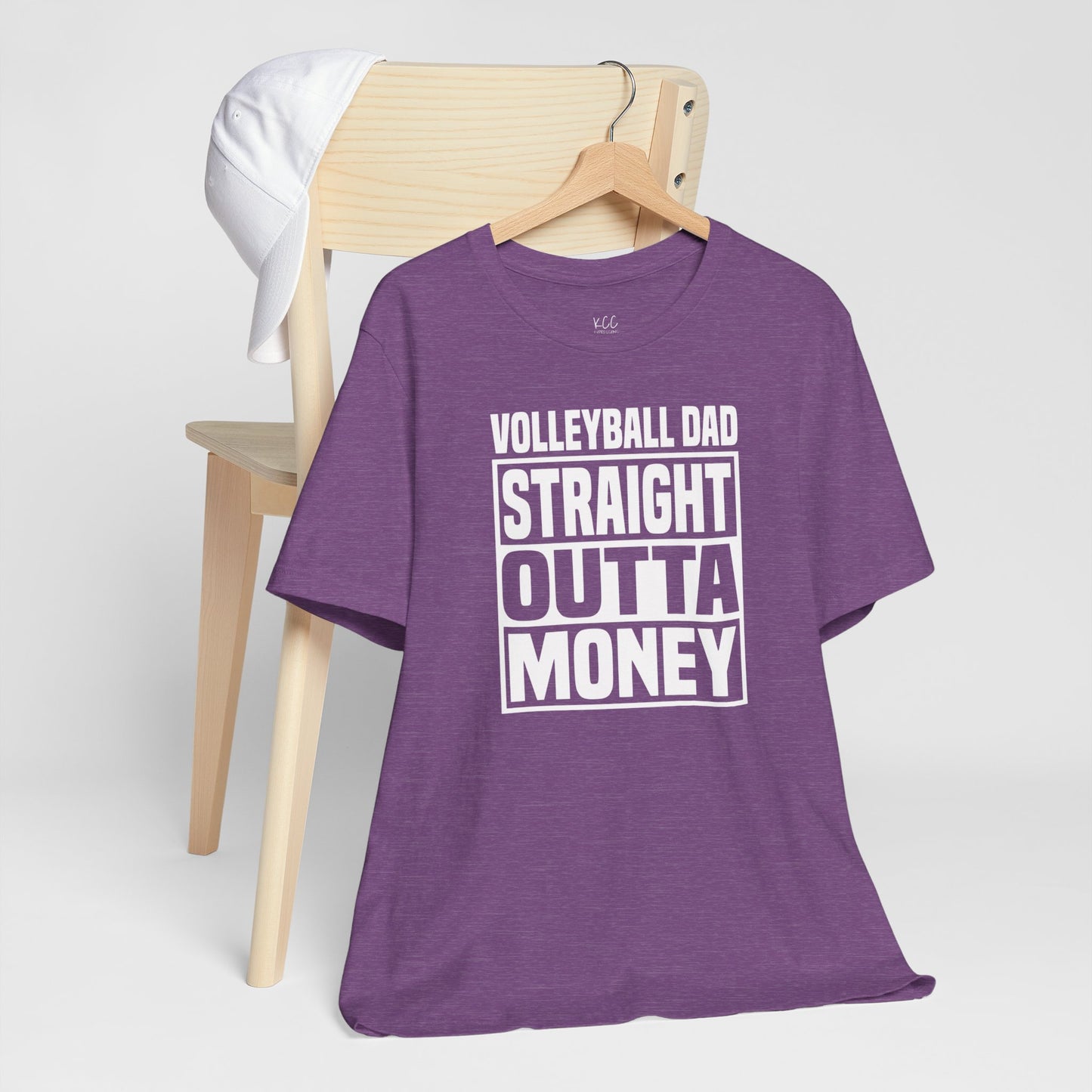 Volleyball Dad – Straight Outta Money Tee
