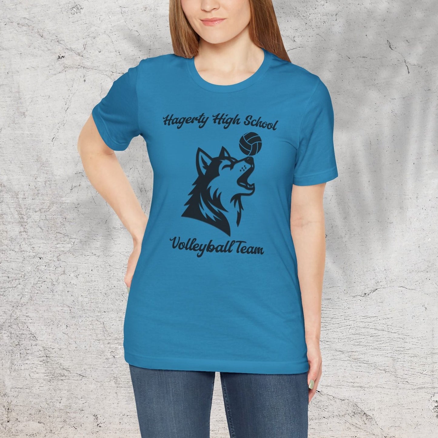 Hagerty High School Volleyball Team Tee - Show Your Huskies Pride