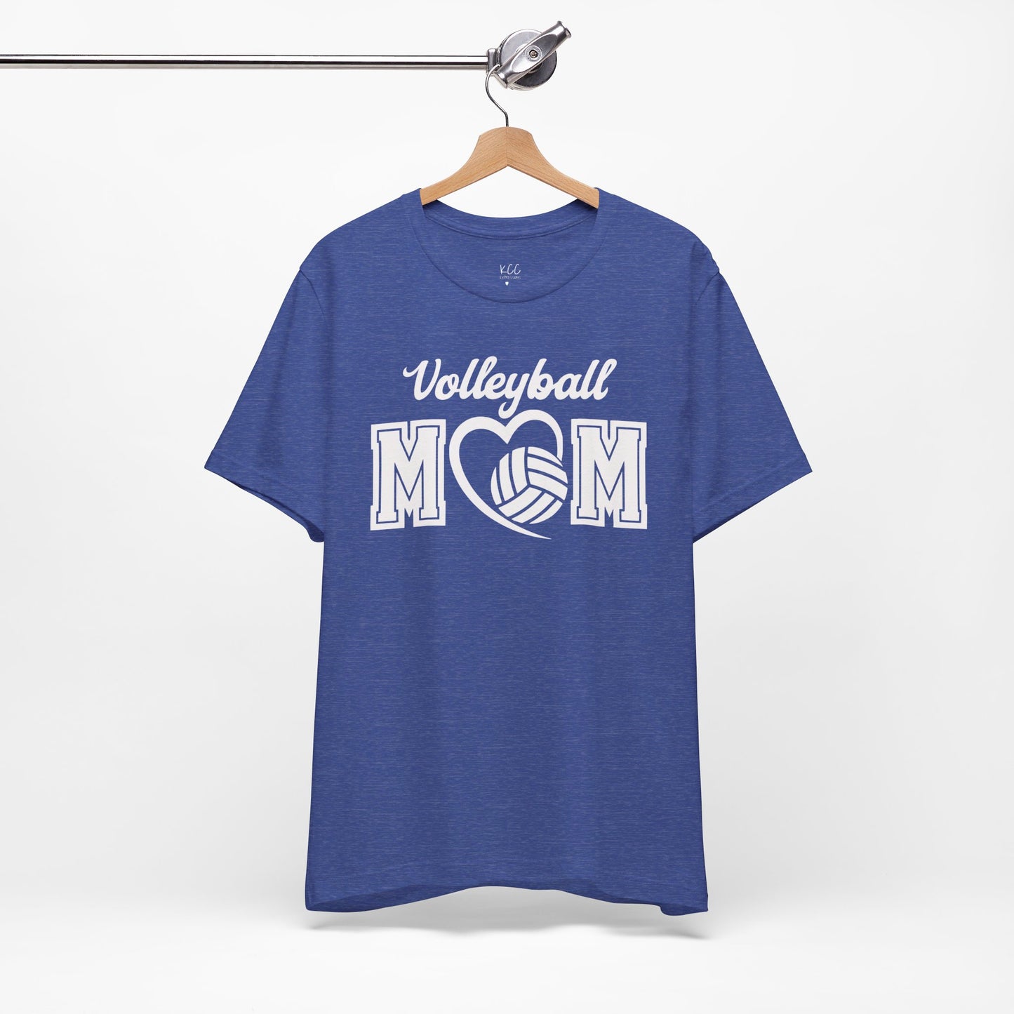 Volleyball Mom Heart Tee - Show Your Love for the Game