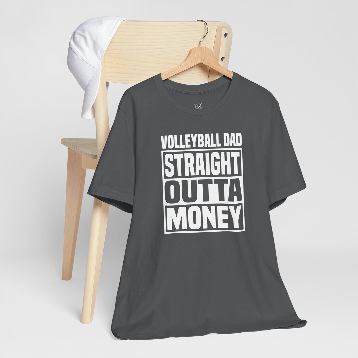 Volleyball Dad – Straight Outta Money Tee