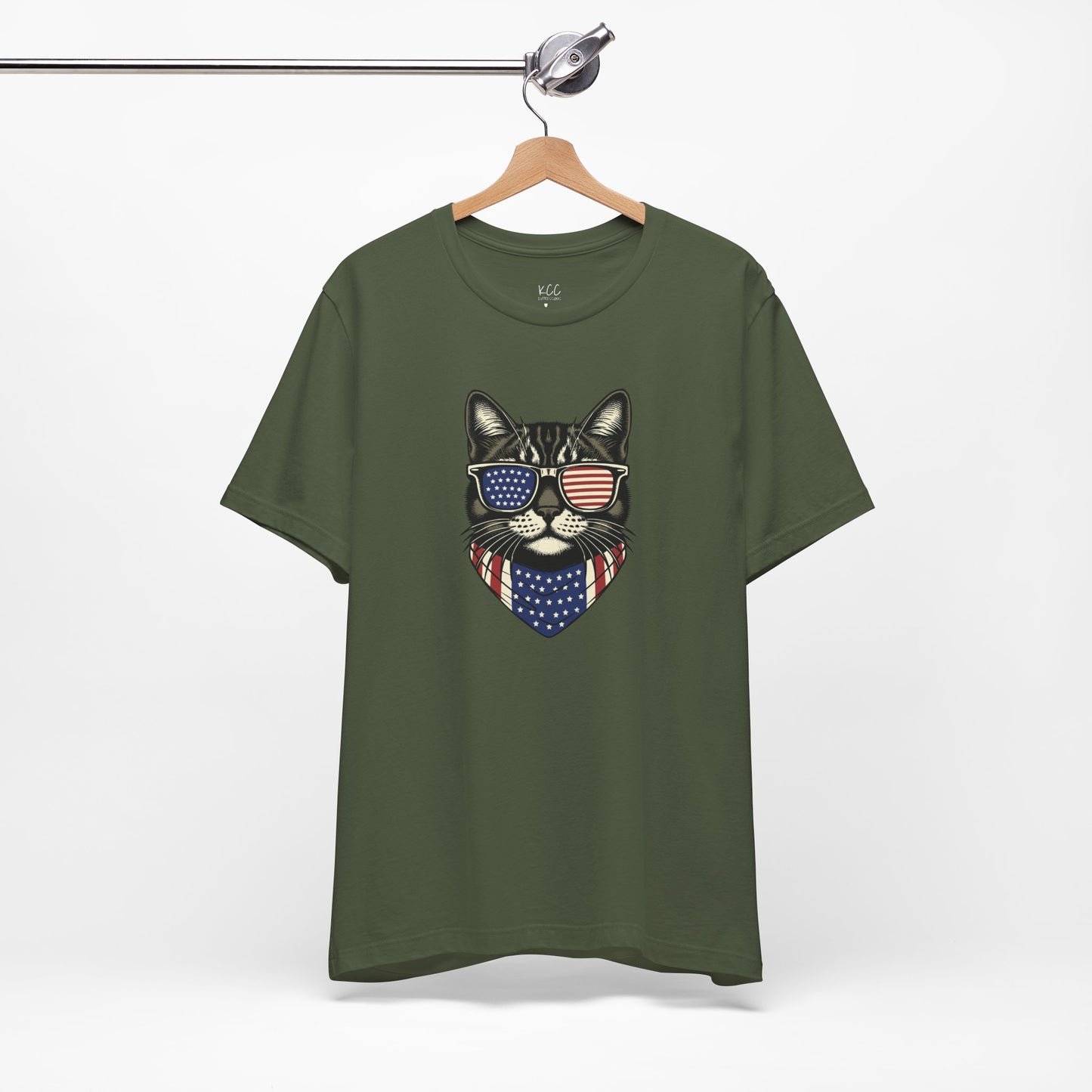 Patriotic Cat Tee