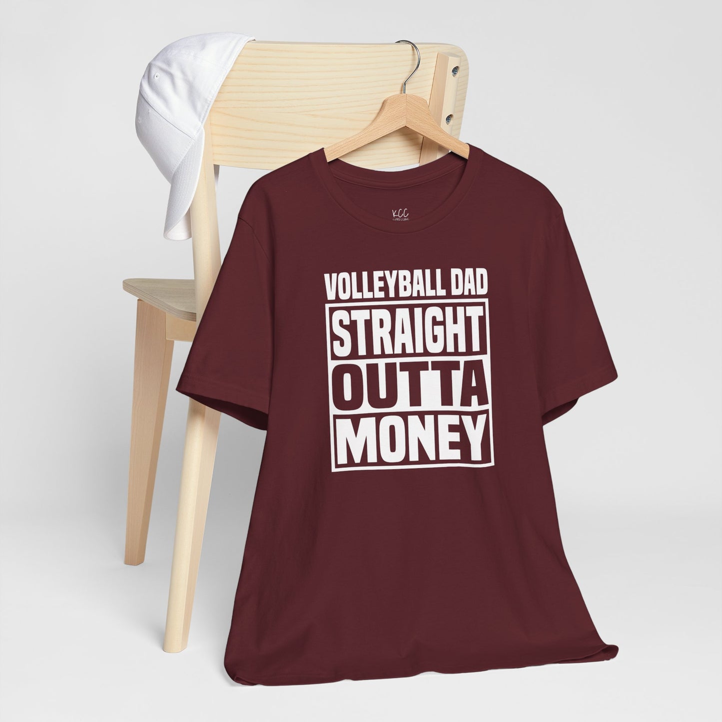 Volleyball Dad – Straight Outta Money Tee