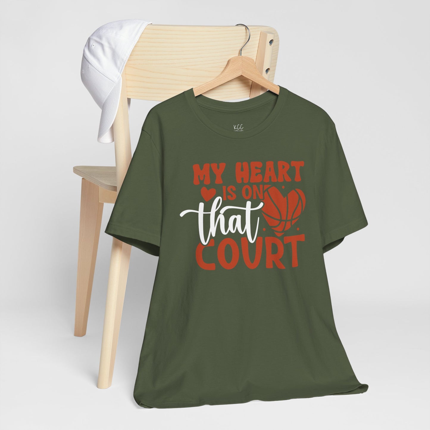 My Heart Is on That Court Tee
