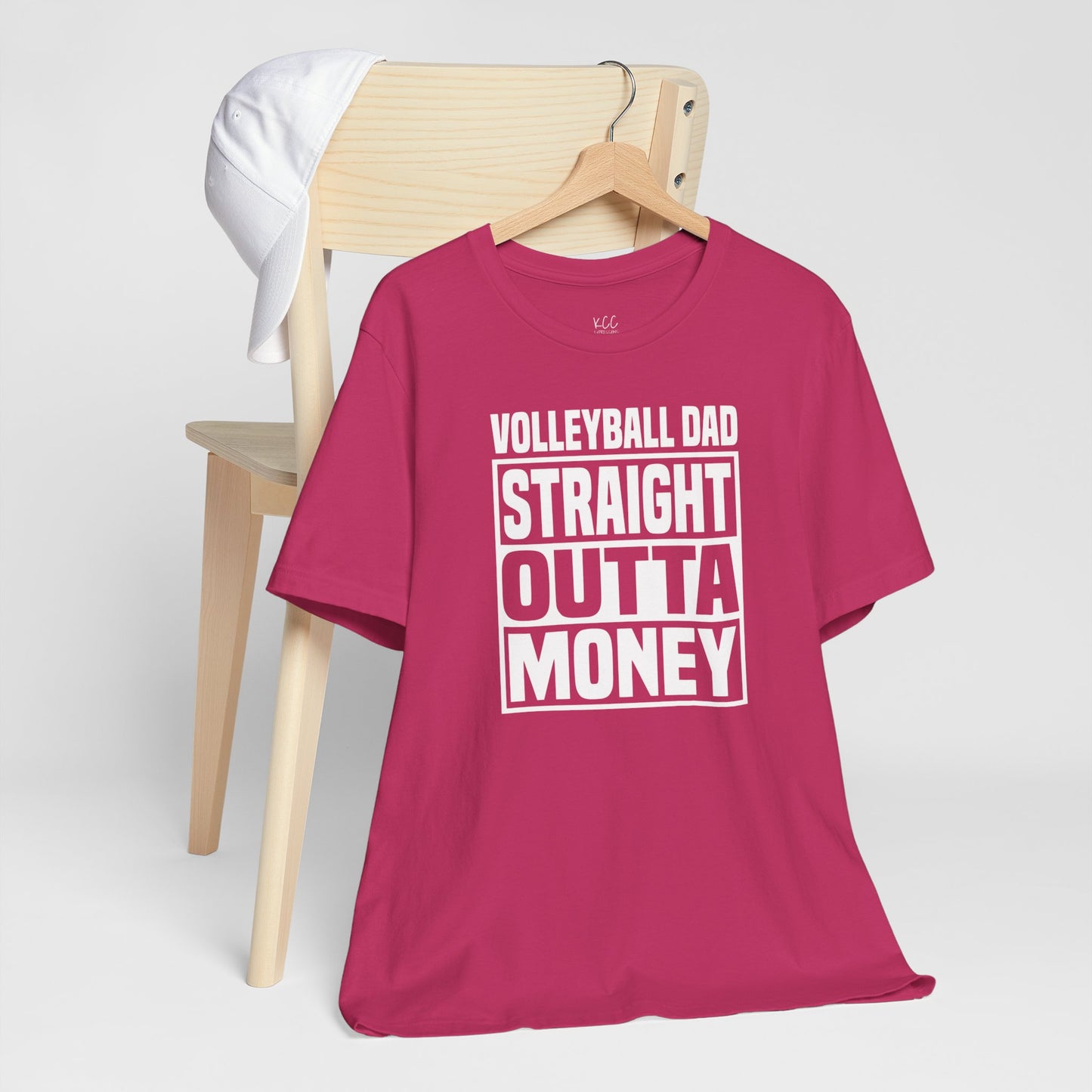 Volleyball Dad – Straight Outta Money Tee