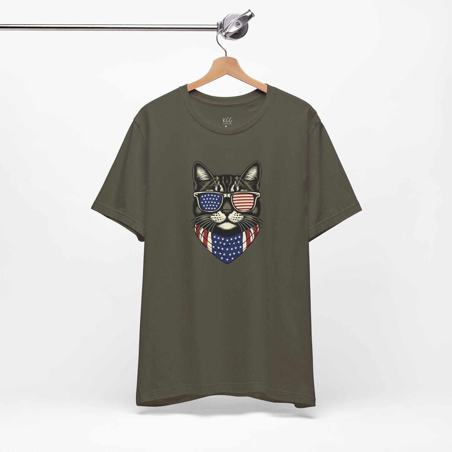 Patriotic Cat Tee