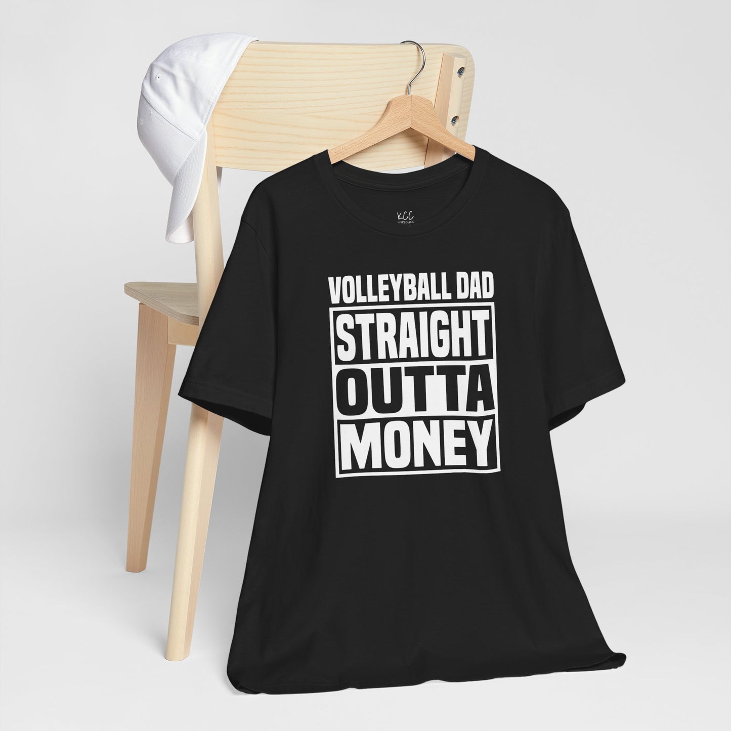 Volleyball Dad – Straight Outta Money Tee