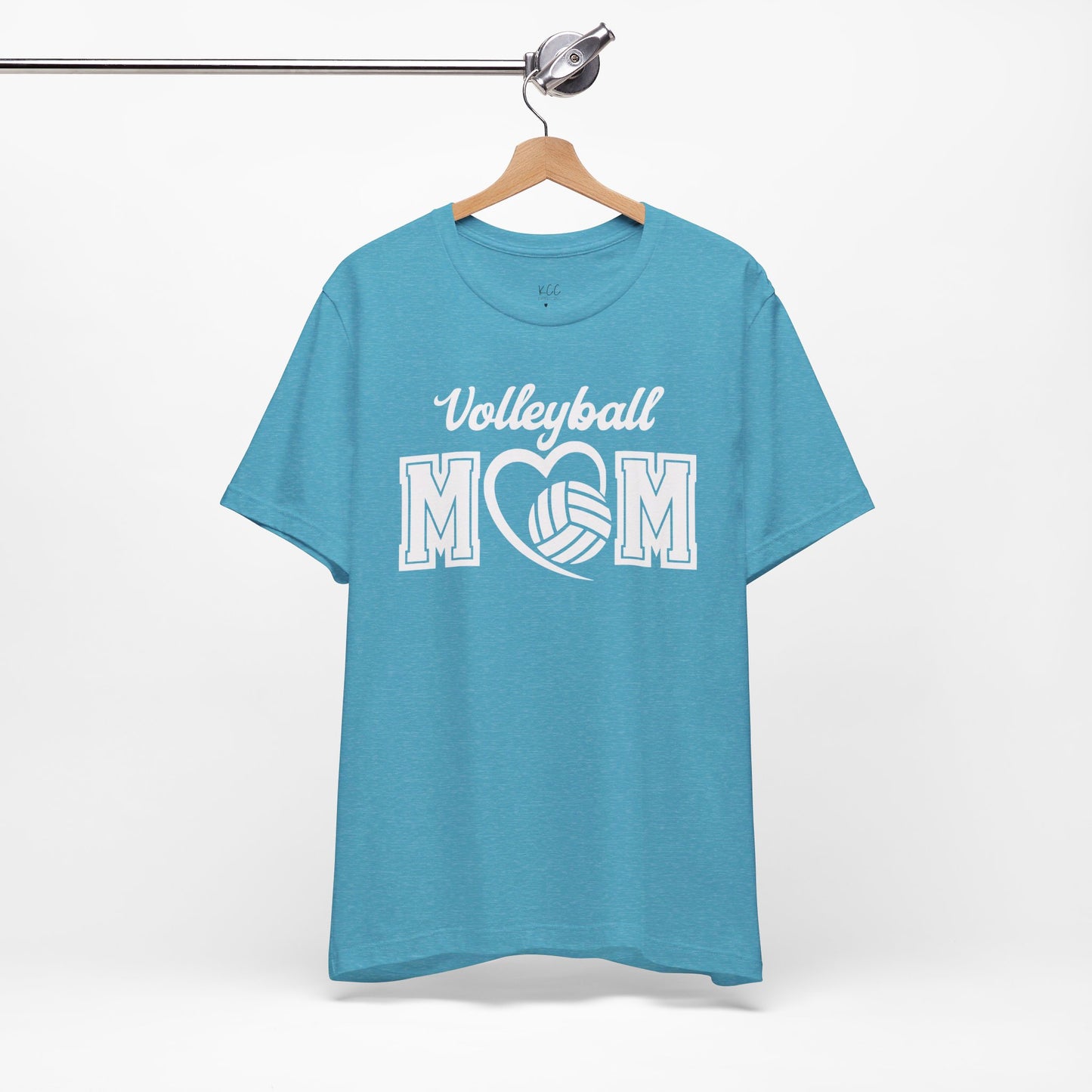 Volleyball Mom Heart Tee - Show Your Love for the Game