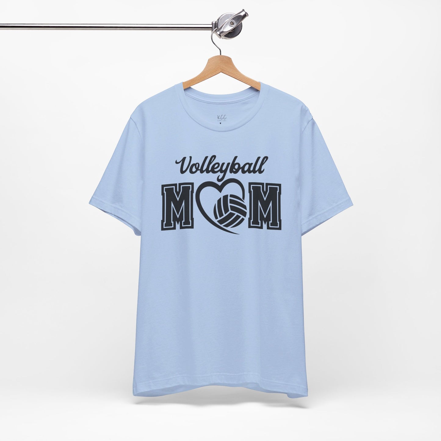 Volleyball Mom Heart Tee - Show Your Love for the Game