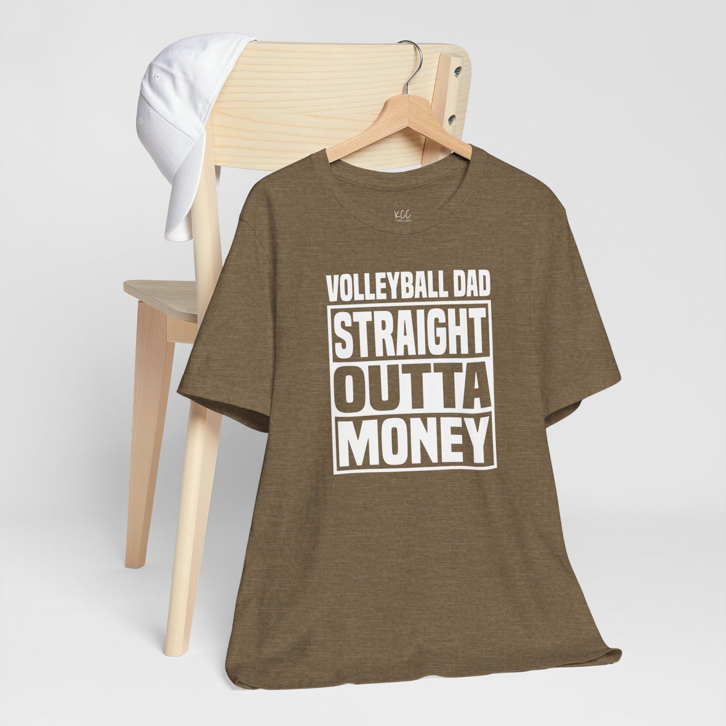 Volleyball Dad – Straight Outta Money Tee