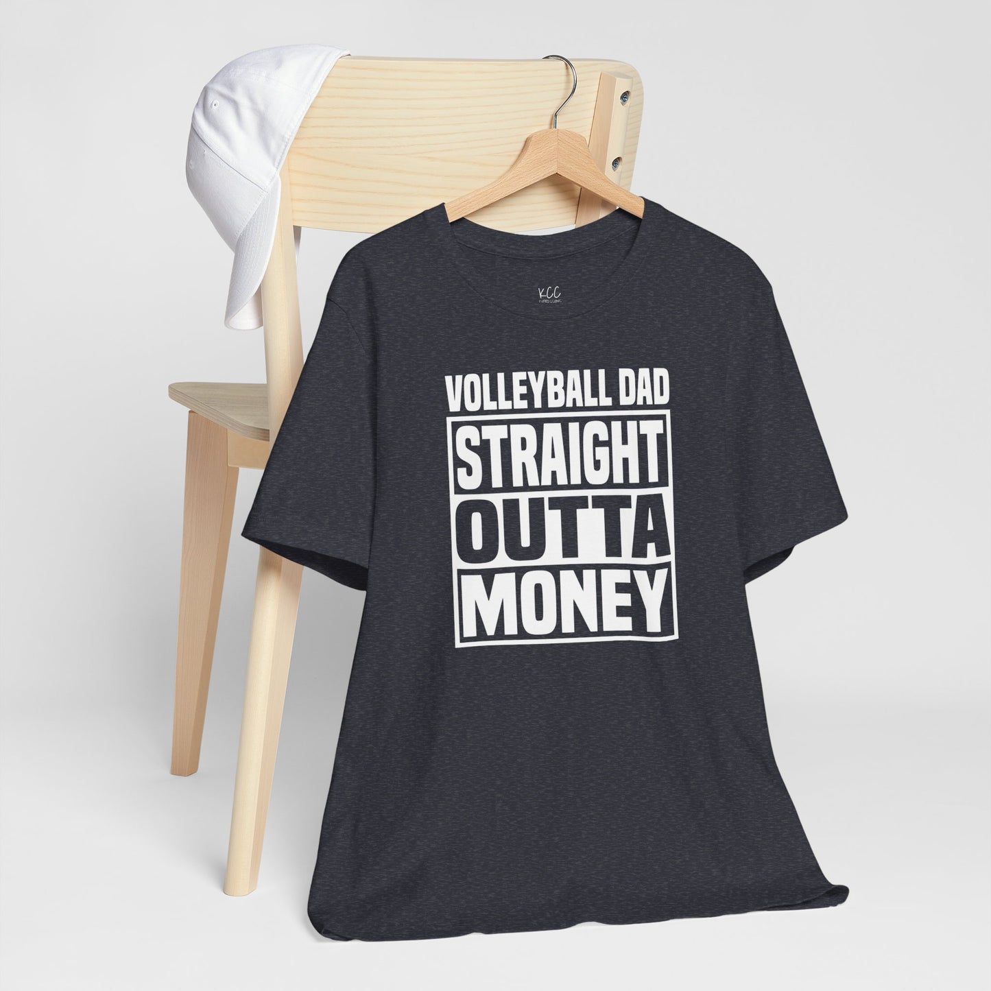 Volleyball Dad – Straight Outta Money Tee