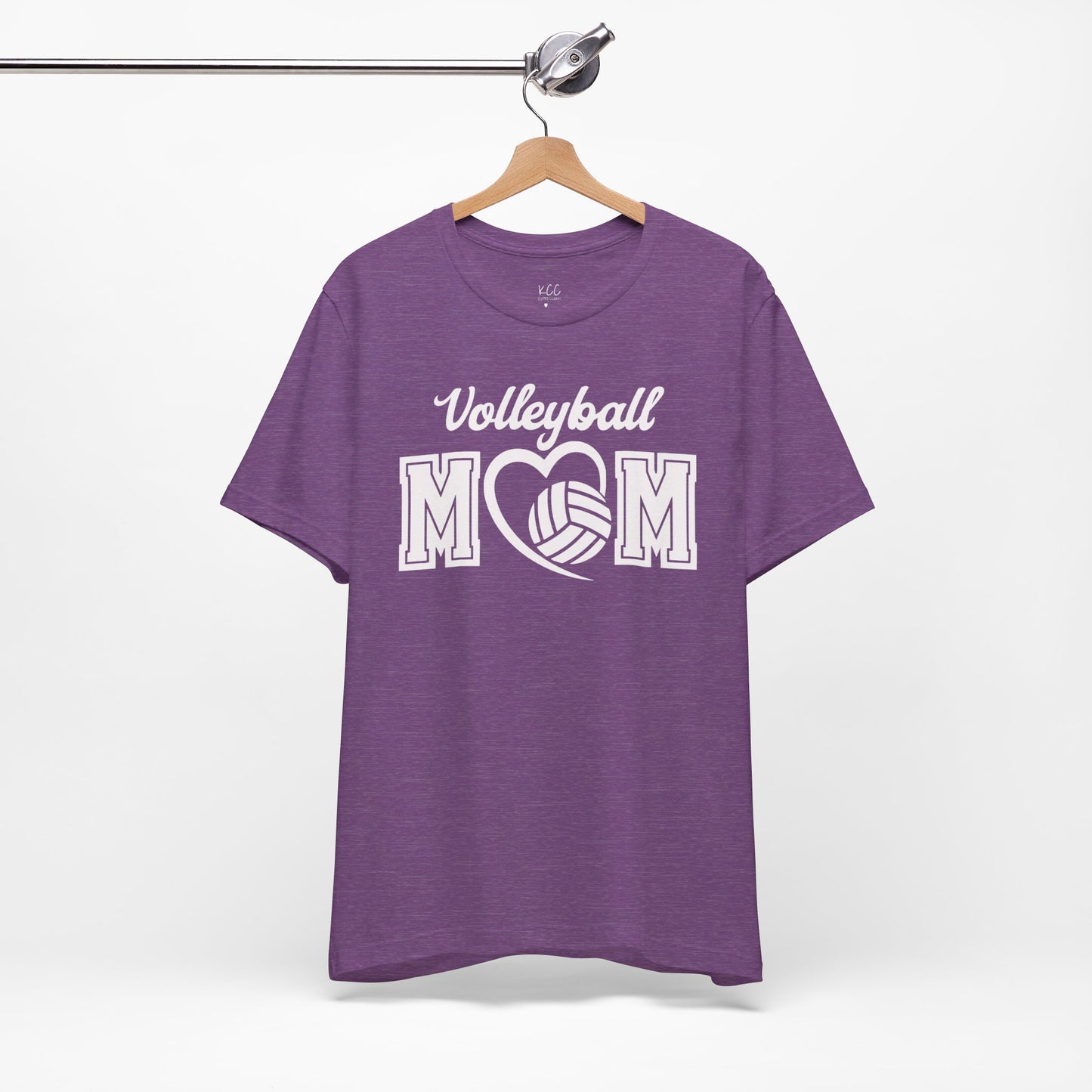 Volleyball Mom Heart Tee - Show Your Love for the Game