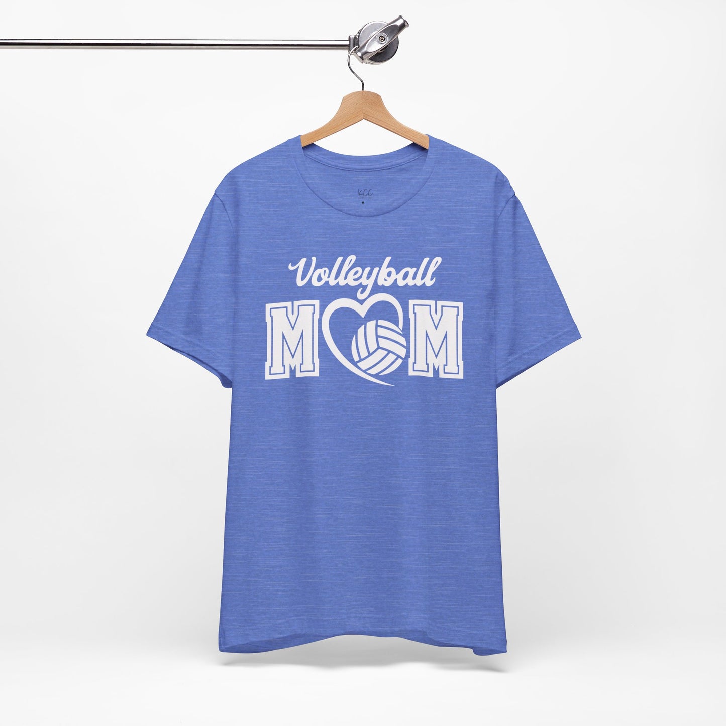 Volleyball Mom Heart Tee - Show Your Love for the Game